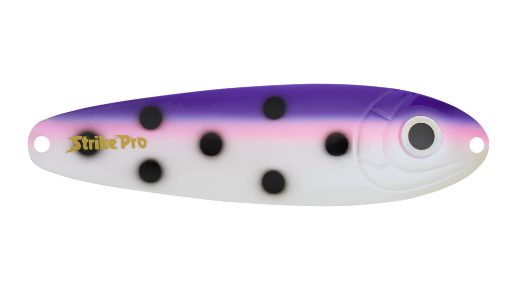 Фотография Блесна колеблющаяся Strike Pro BUSTER SPOON 140 C457F/CP Purple MilkUV
