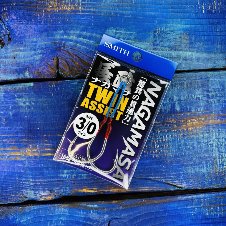 Фотография Крючки для пилькеров Nagamasa Assist Hook Twin № 3/0