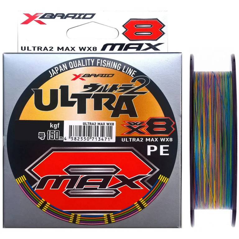 Фотография Шнур YGK X-Braid Ultra Max WX8 150m #1.5-13kg