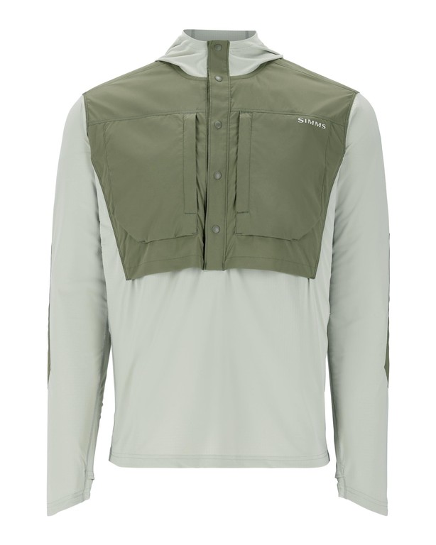 Фотография Толстовка Simms Latitude BiComp Hoody, Aspen/Willow, XXL