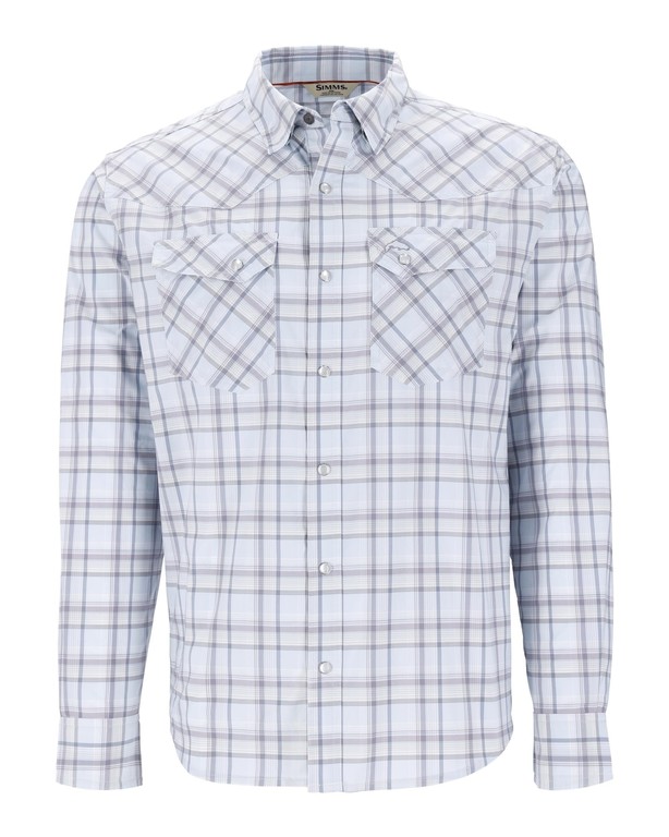 Фотография Рубашка Simms Brackett LS Shirt, Bimini Plaid, XL
