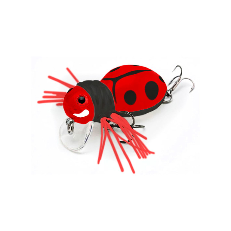 Фотография Воблер Stinger Namida 40F, #10, Ladybug