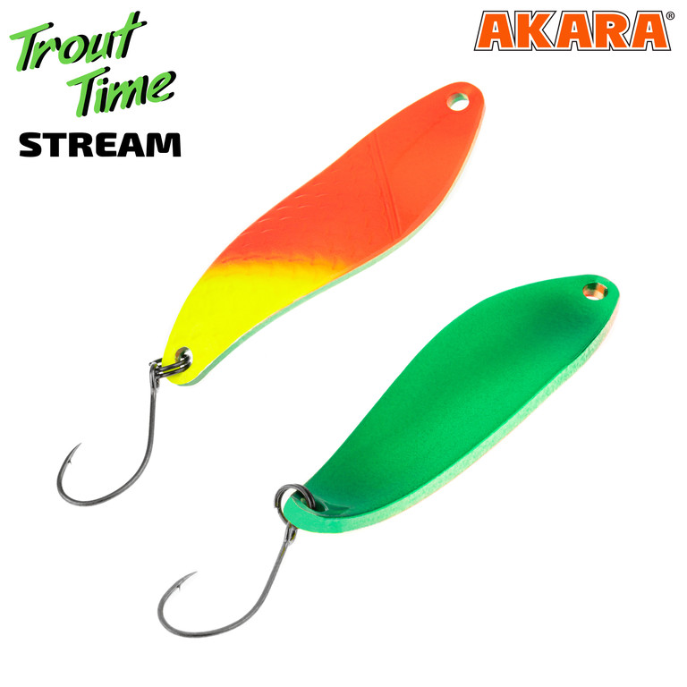 Фотография Блесна колебалка Akara Trout Time Stream ATS-40-4/0-37