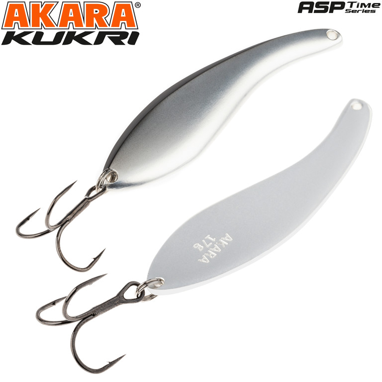 Фотография Блесна колебалка Akara Asp Time Kukri AAK-45-6-9/SIL