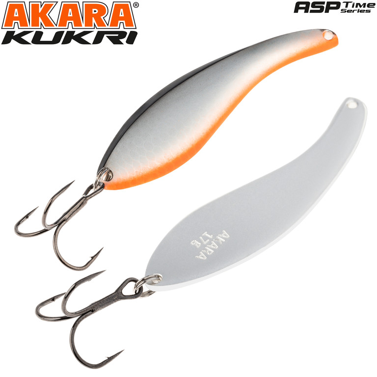 Фотография Блесна колебалка Akara Asp Time Kukri AAK-45-6-2/SIL