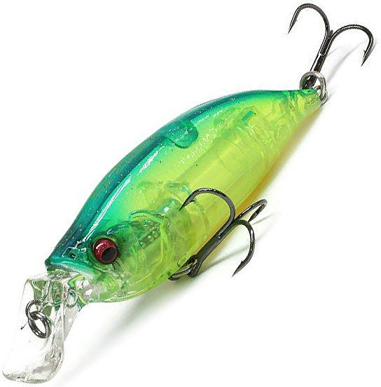 Фотография Воблер Megabass IxI Shad Type-R Skeleton Blue Back Chart