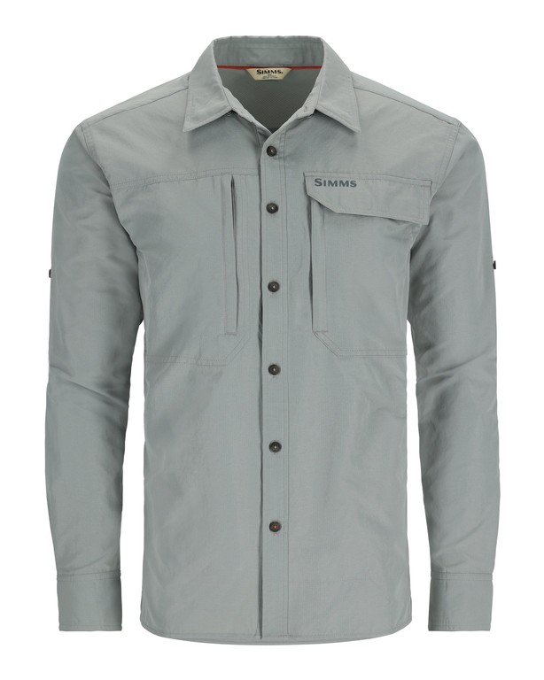 Фотография Рубашка Simms Guide Fishing Shirt, Cinder, S