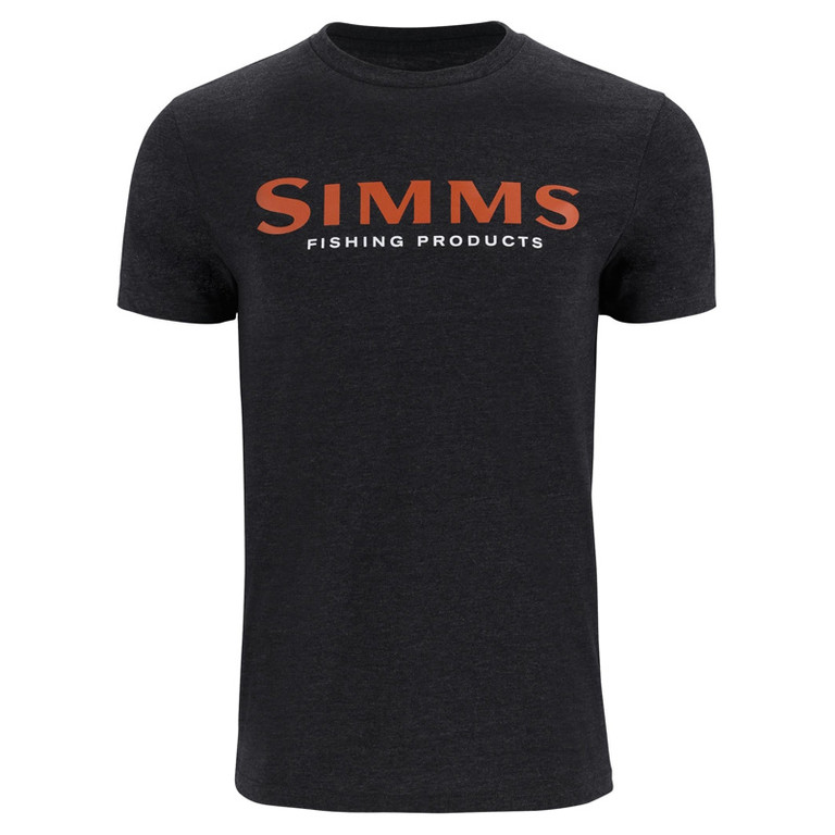 Фотография Футболка Simms Logo T-Shirt, Jet Black, M