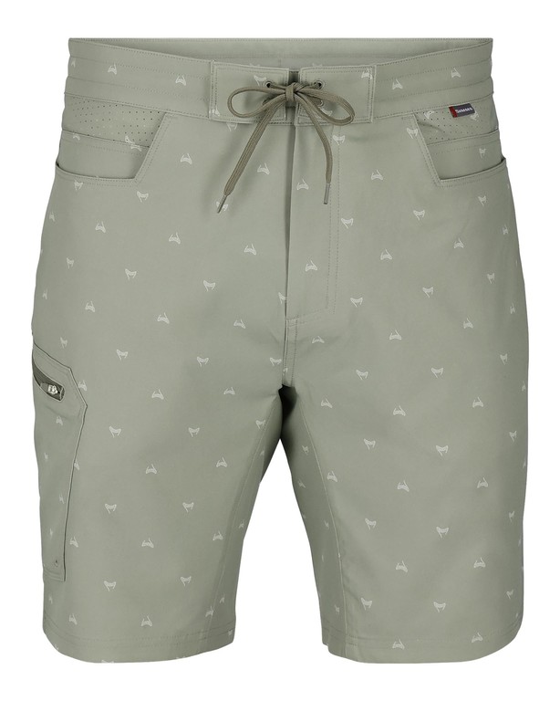 Фотография Шорты Simms Seamount Board Shorts, Fishtail Pale Pine, 30W - XS