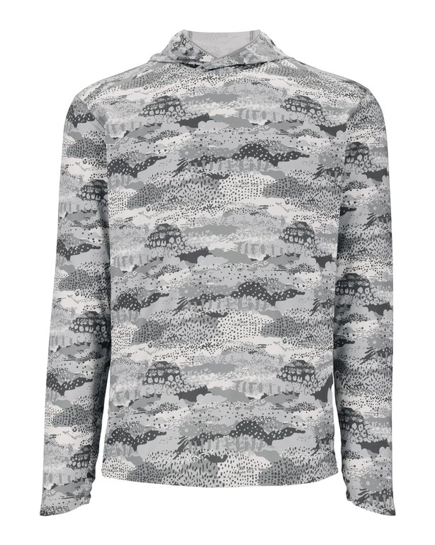 Фотография Термофутболка Simms Bugstopper Solarflex Hoody, Shroud Sterling, XL