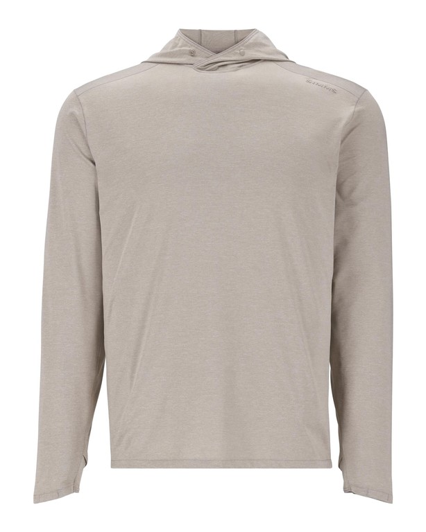 Фотография Термофутболка Simms SolarFlex Hoody, Dolomite Heather, XXL