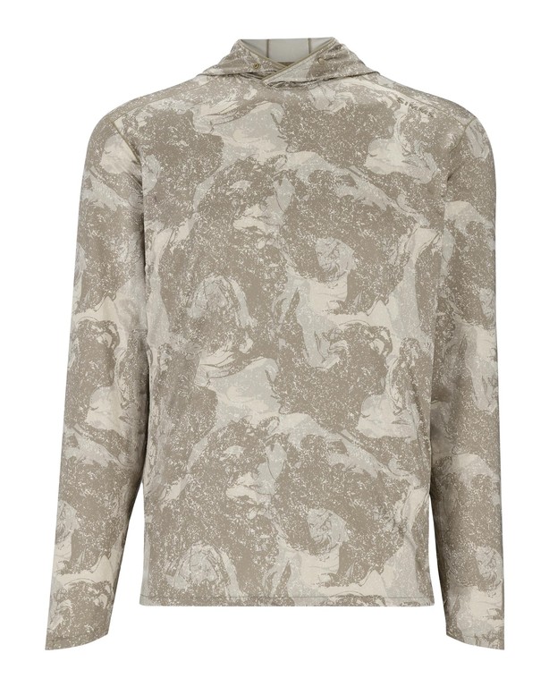 Фотография Термофутболка Simms SolarFlex Hoody, Back Eddy Stone, M