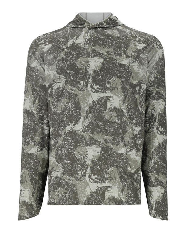 Фотография Термофутболка Simms SolarFlex Hoody, Back Eddy Willow, XL