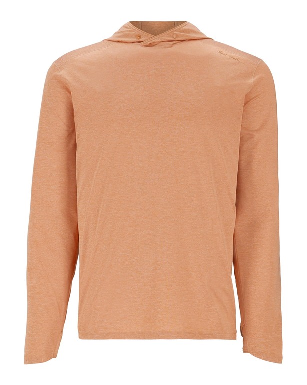 Фотография Термофутболка Simms SolarFlex Hoody, Orange Maple Heather, XXL