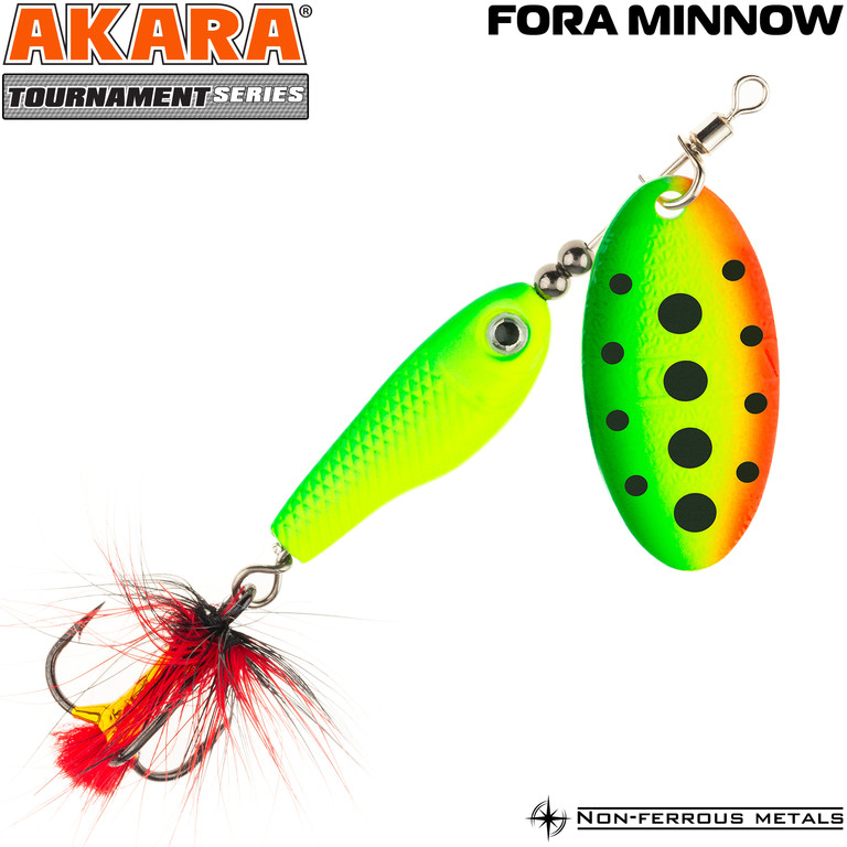 Фотография Блесна вертушка Akara Tournament Series Fora Minnow 2 ATFM2-GR-39