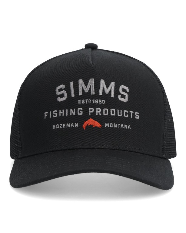 Фотография Кепка Simms Double Haul Trucker, Black