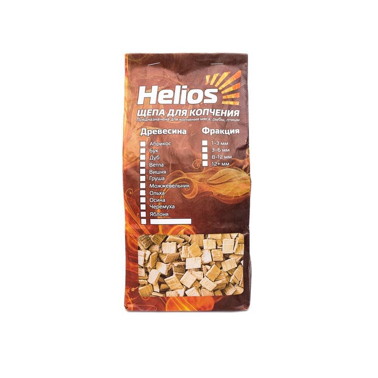 Фотография Щепа для копчения (ольха) 2 л Helios