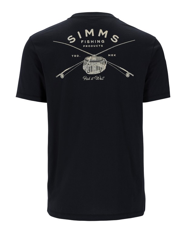 Фотография Футболка Simms Classic Tackle T-Shirt, Black, XXL
