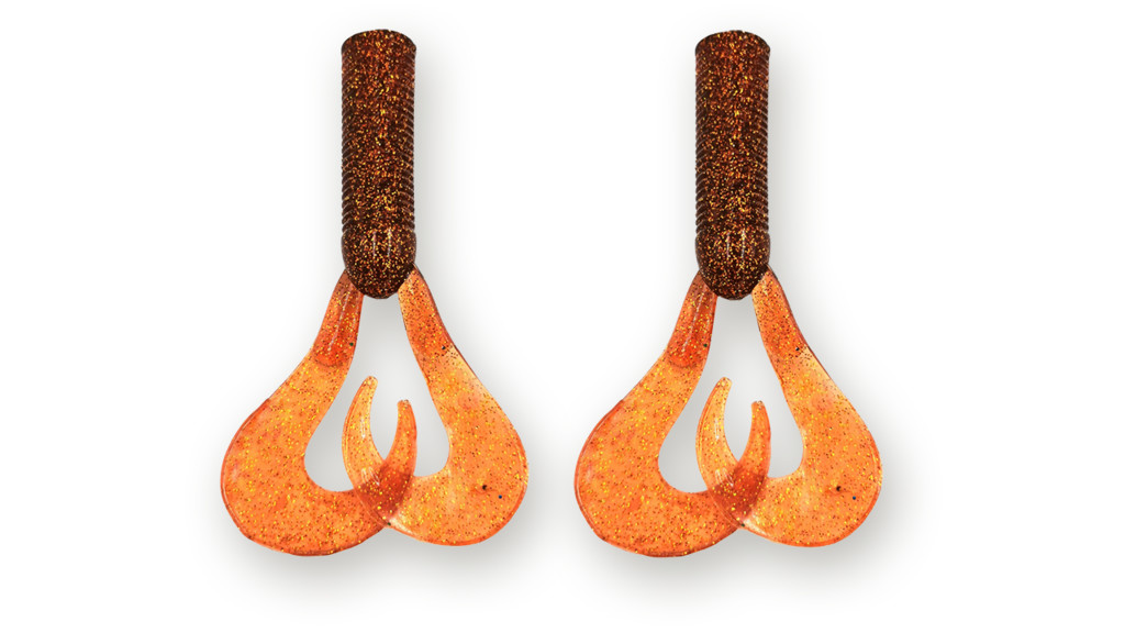 Фотография Хвост для бактейла Miuras Mouse Big, 42гр, цвет: кола с блестками, 2шт