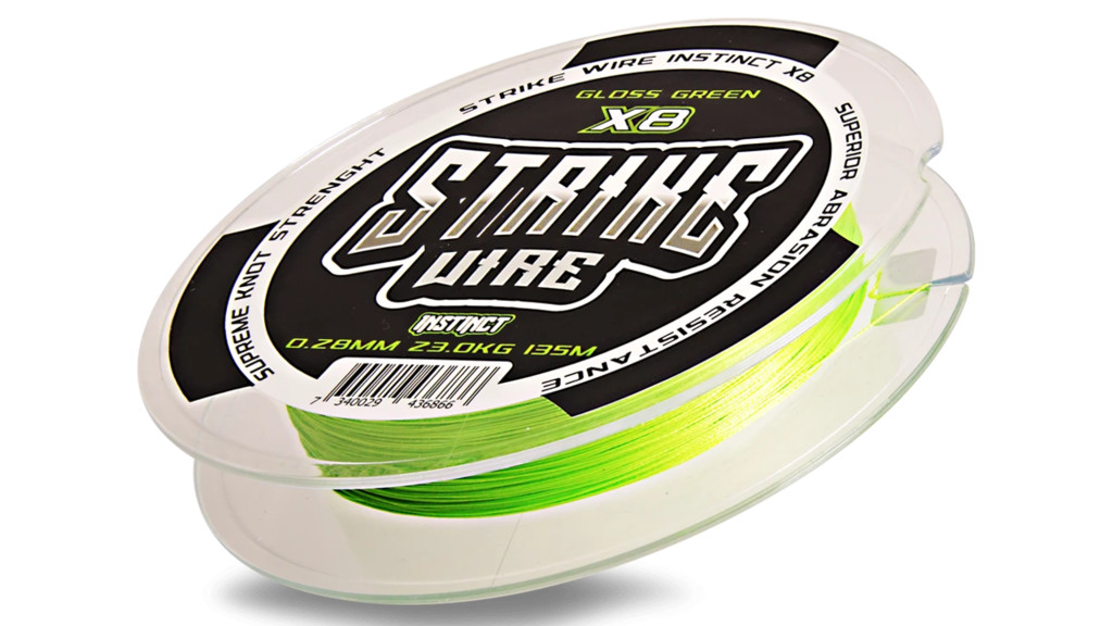 Фотография Шнур Strike Wire Instinct Braid X8 0,13mm 8kg 135m, - Gloss Green