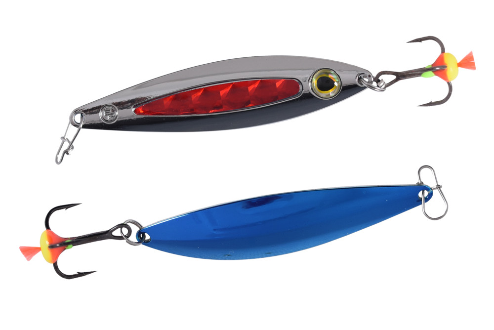 Фотография Блесна вертикальная ECOPRO Killka, 65мм, 15г, BL/SRF