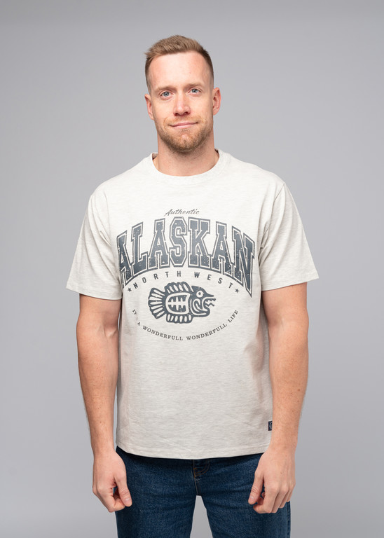 Фотография Футболка Alaskan светло-серая XXXL