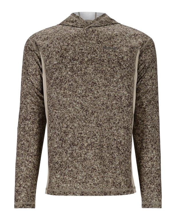 Фотография Футболка Simms Challenger Solar Hoody, Pebble Stone, XL