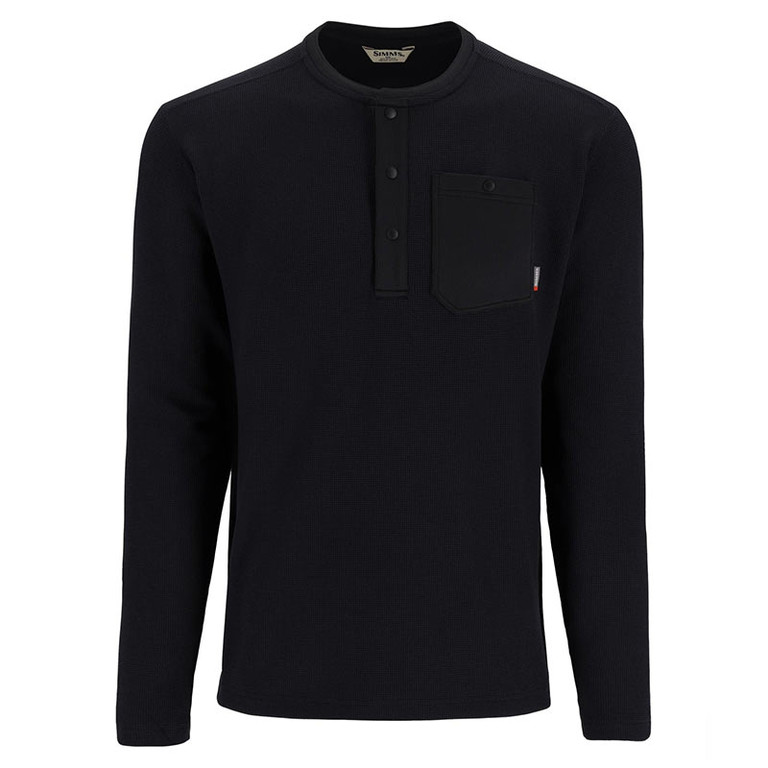 Фотография Джемпер Simms Highline Henley, Black, XXL