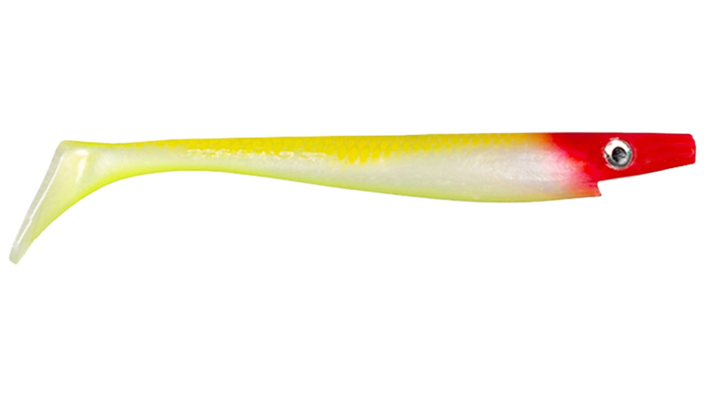 Фотография Силиконовая приманка Strike Pro Pig Shad, Clown Glow, (SP-172A#SP22)
