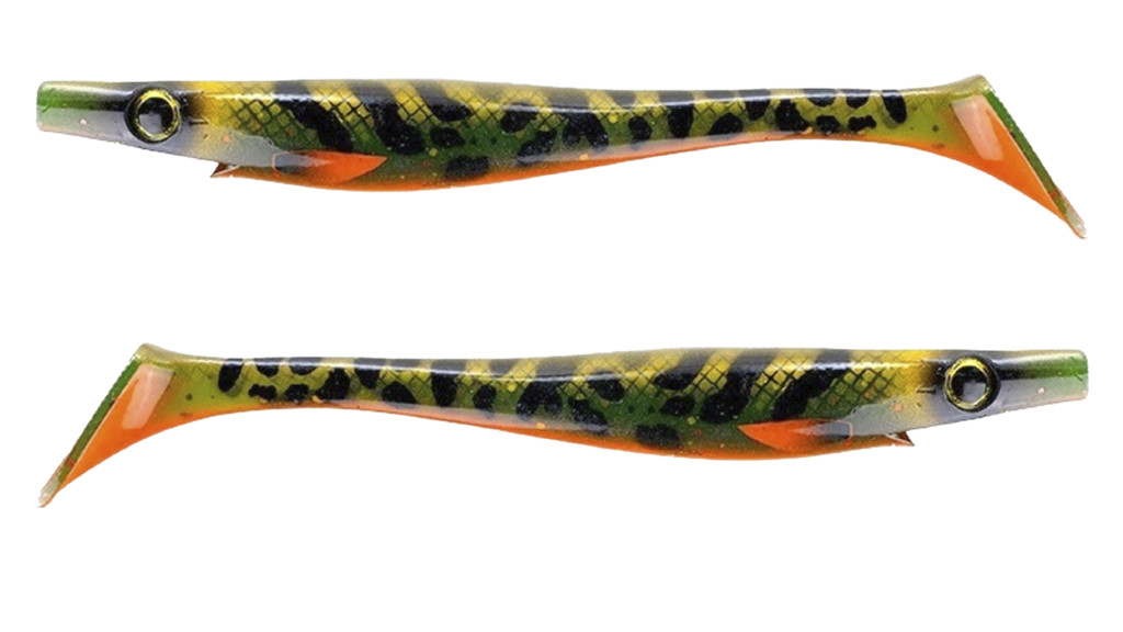 Фотография Силиконовая приманка Strike Pro Pig Shad Jr,Leo Bu UV,2шт.SP-172C#SP43