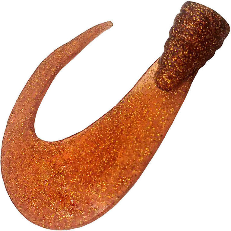 Фотография Хвост Big Sickle Tail твистерный Большой сер 12см 20г краскол блес 2шт Н/Д