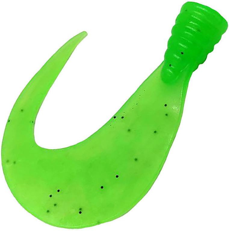 Фотография Хвост Big Sickle Tail твистерный Большой серп 12см 20г зел фл 2шт Н/Д