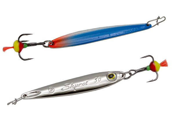 Фотография Блесна вертикальная ECOPRO Shprot, 75мм, 13г, BL/SRF