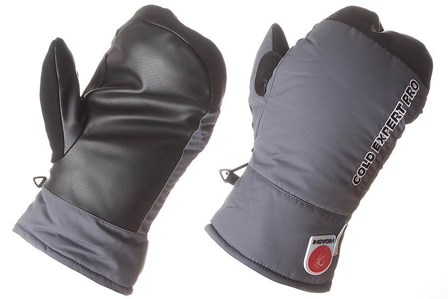 Фотография Варежки Higashi Coldexpert Pro Grey (L)