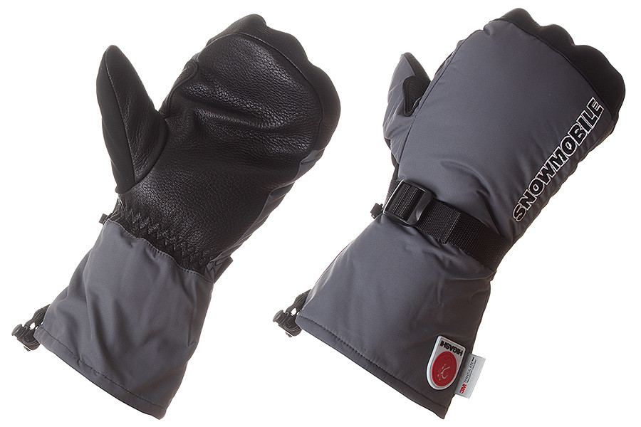 Фотография Варежки Higashi Snowmobile Grey (XXL)