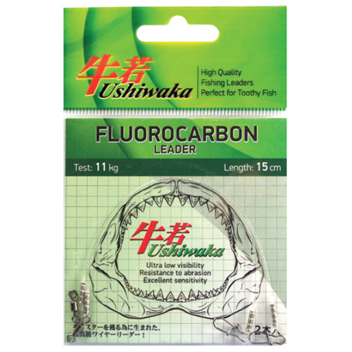 Фотография Поводок Ushiwaka Fluorocarbon UF2014, 14кг/20см, 2шт