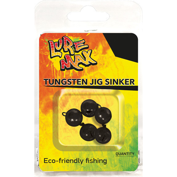 Фотография Груз LureMax Разборная чебурашка вольфр. LWB-03 Black. 3 г. (4 шт.)