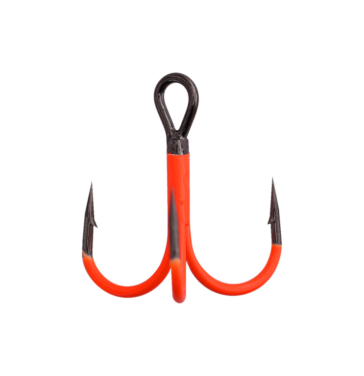 Фотография Крючки Saikyo тройн.7001 OR № 12 (10шт)