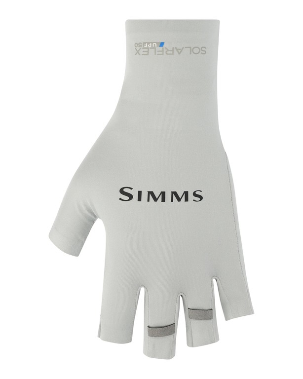 Фотография Перчатки Simms SolarFlex Half-Finger SunGlove, Sterling, S