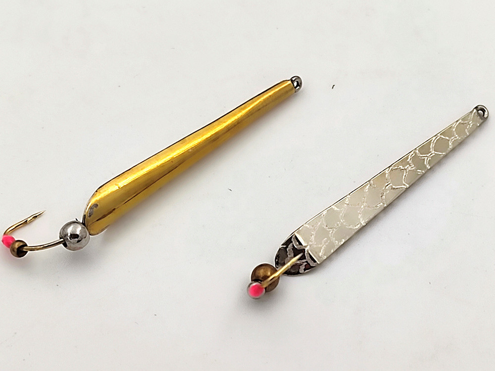 Фотография Зимняя блесна Гвоздешарик 45мм впай мельхиор-латунь