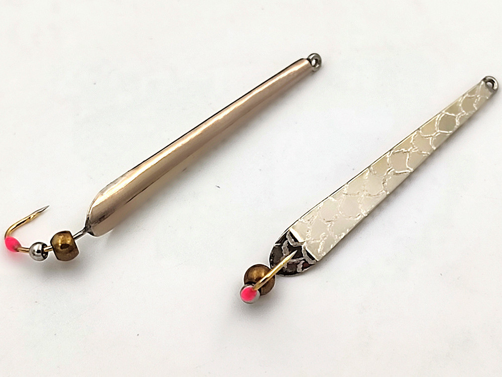 Фотография Зимняя блесна Гвоздешарик 45мм впай мельхиор-мельхиор