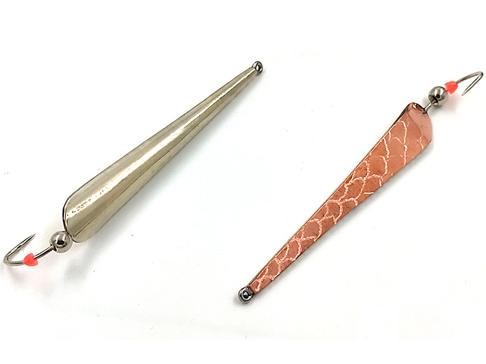 Фотография Зимняя блесна Гвоздешарик впай 50мм 4,2г серебро-медь