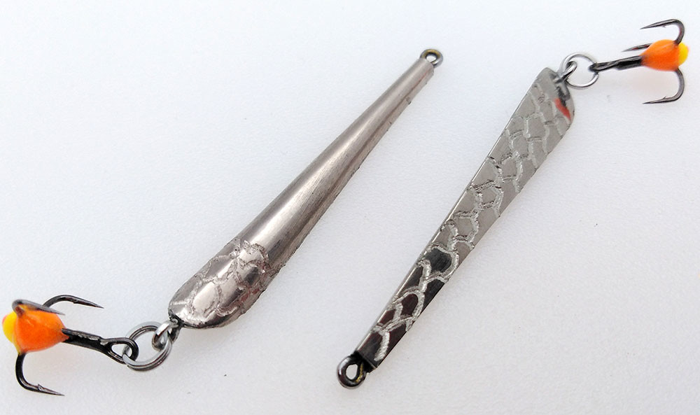 Фотография Зимняя блесна Гвоздешарик подвес 40мм мельхиор-мельхиор