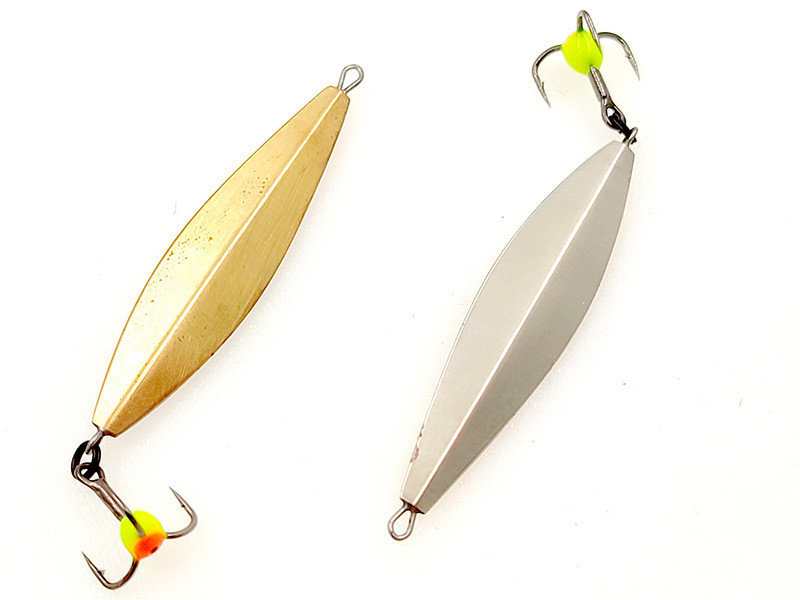 Фотография Зимняя блесна Ива2 33мм. 2г. мельхиор-латунь