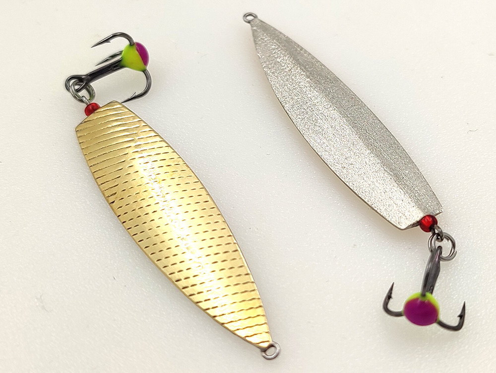 Фотография Зимняя блесна Ния33 серебро-латунь