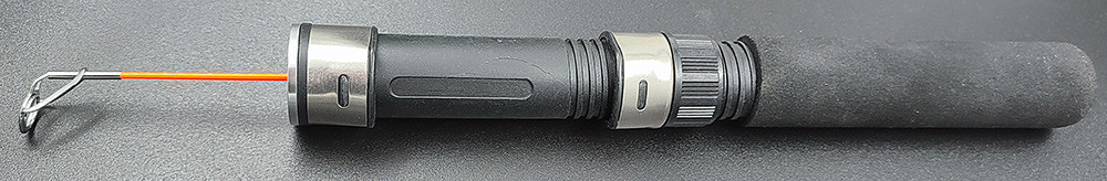 Фотография Зимняя удочка телескоп 1602 хлыст 40см glass медиум