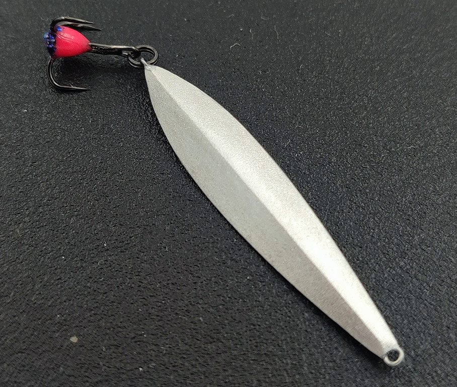 Фотография Зимняя блесна MF Ice "ХЗ" подвес серебро 36мм