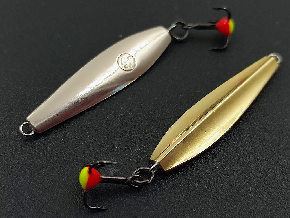 Фотография Зимняя блесна MF Ice "ККМ-2" подвес 37мм,3.8г мельхиор-латунь