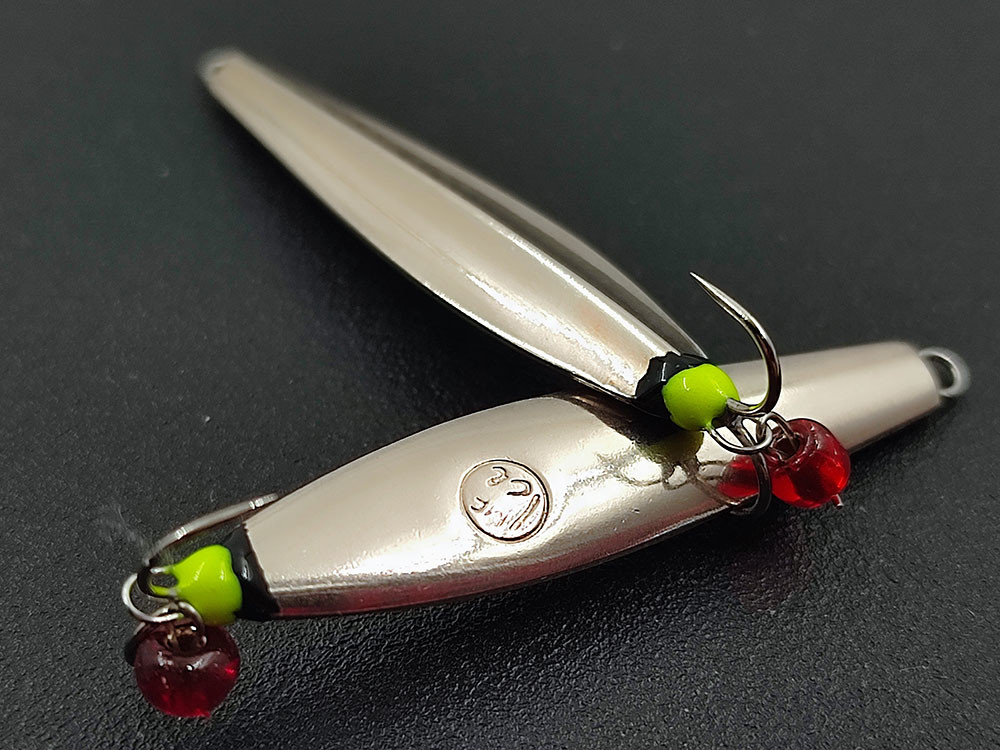 Фотография Зимняя блесна MF Ice "ККМ-2" впай 37мм,3.8г мельхиор-мельхиор