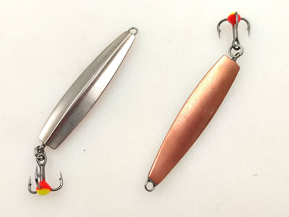 Фотография Зимняя блесна ЛЛЛ 45 мм подвес мельхиор-медь